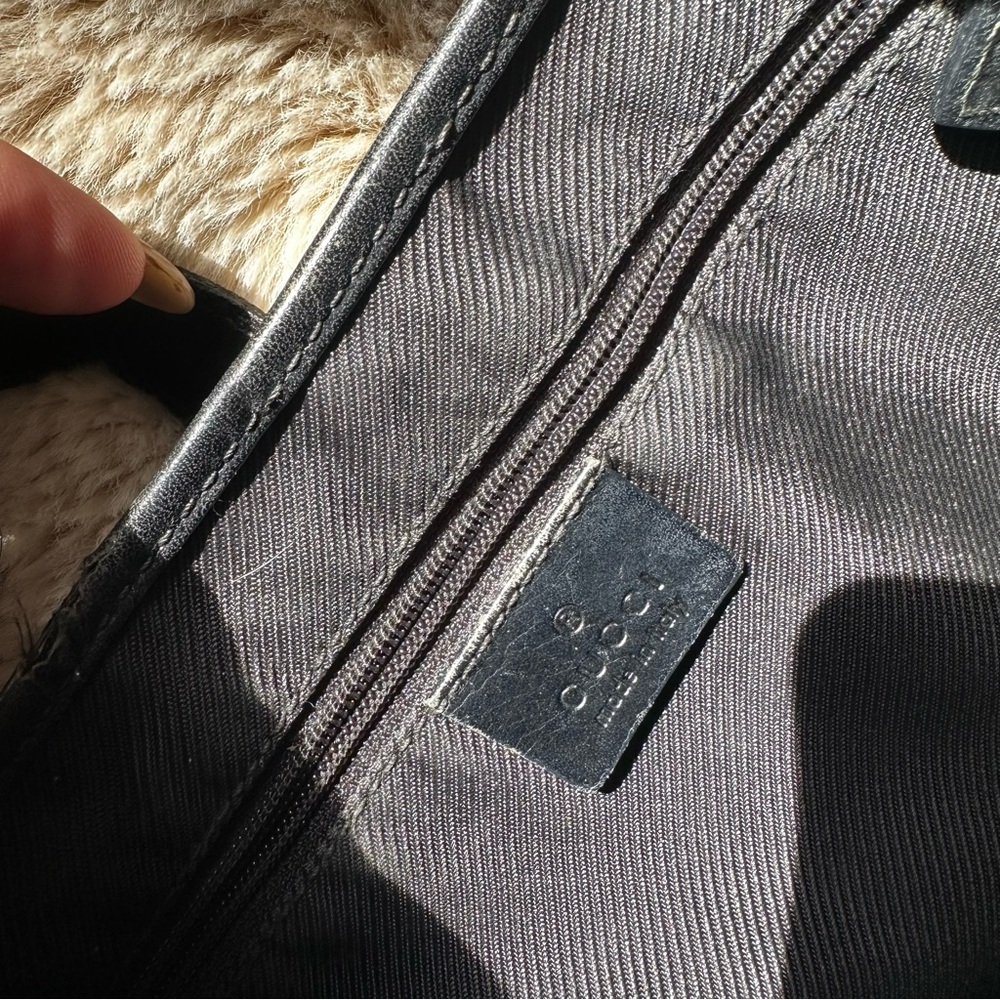 Project Bag: Gucci Tom Ford Jackie Black Monogram Shoulder Bag - Picture 10 of 13